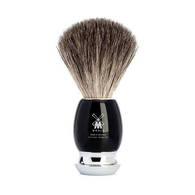 MUHLE Vivo Black Resin Pure Badger Shaving Brush