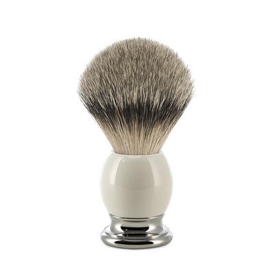 MUHLE Sophist Porcelain & Chrome Silvertip Badger Shaving Brush
