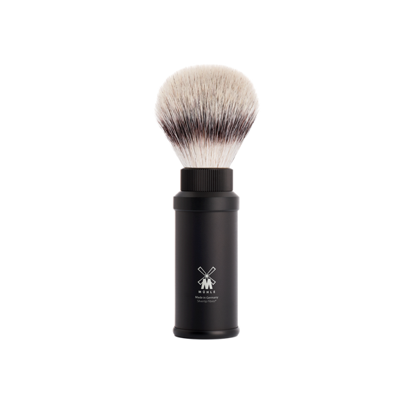 MÜHLE Travel Anodized Aluminum Silvertip Fiber Travel Shaving Brush #1
