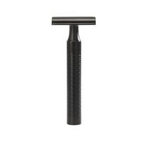 Rocca Jet Black Stainless Steel Safety Razor
