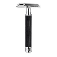 Traditional Chrome Safety Razor - Closed Comb