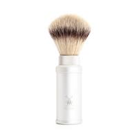 Travel Anodized Aluminum Silvertip Fiber Travel Shaving Brush