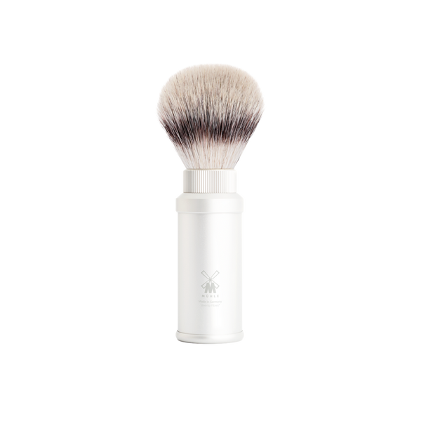 MÜHLE Travel Anodized Aluminum Silvertip Fiber Travel Shaving Brush #1