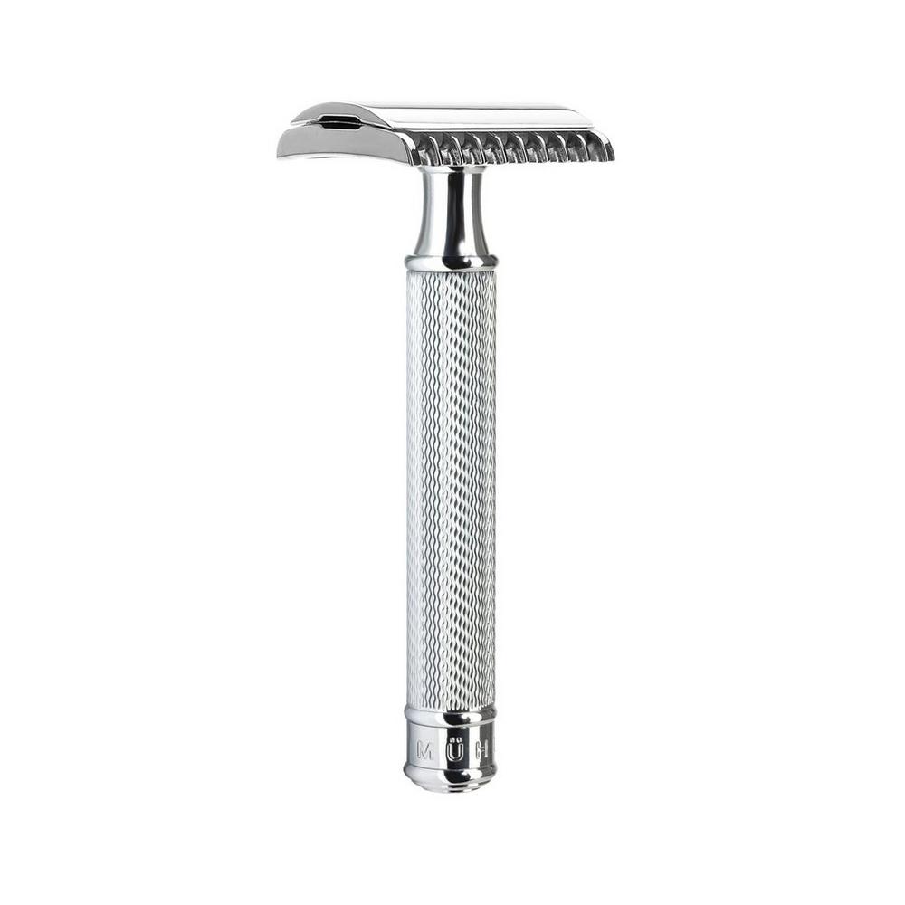 Mühle Traditional Safety Razor - Open Comb - Chrome In Silver