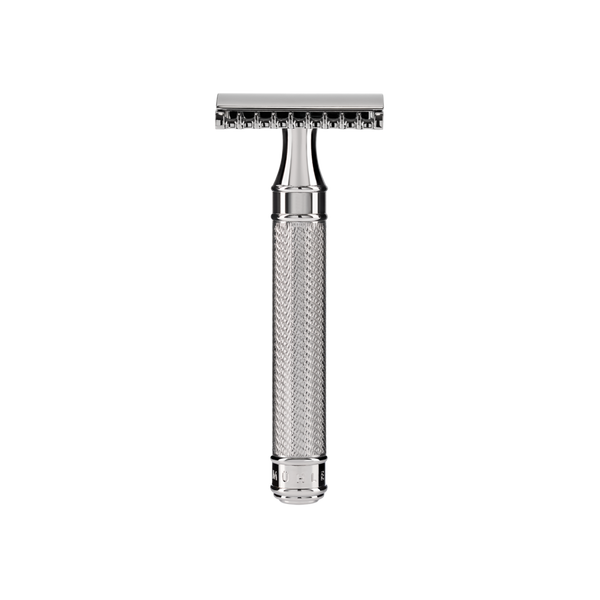 MÜHLE Traditional Large Steel Safety Razor - Open Comb #1
