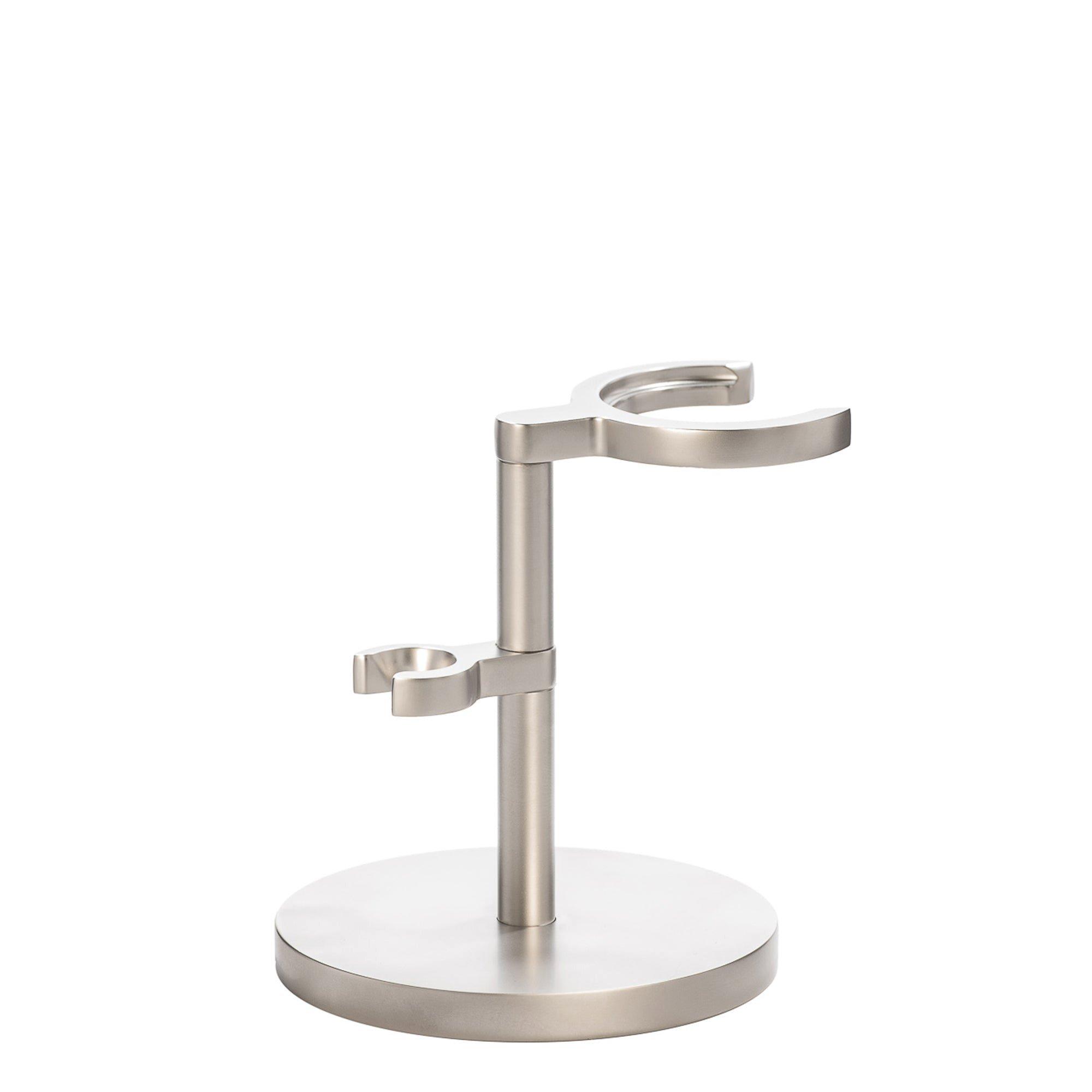 MUHLE Rocca Series Matte Stainless Steel Shaving Set Stand #1