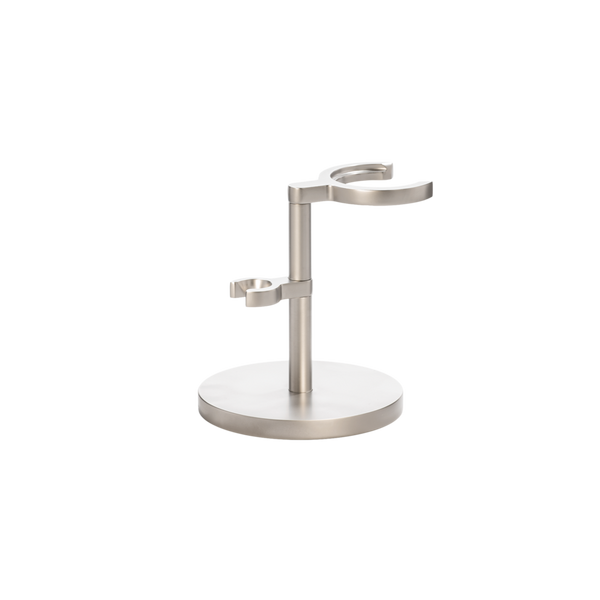 MÜHLE Rocca Series Matte Stainless Steel Shaving Set Stand #1