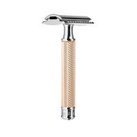 Traditional Chrome Safety Razor - Closed Comb