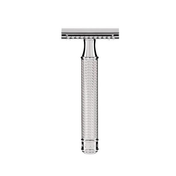 MUHLE Chrome Silvertip Badger & Closed Comb Safety Razor Shaving Set #2