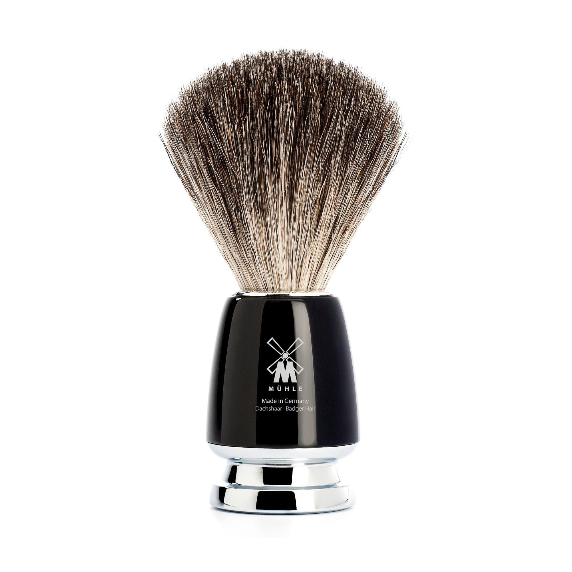 MUHLE Rytmo Black Pure Badger Shaving Brush #1
