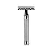 Traditional Large Steel Safety Razor - Open Comb