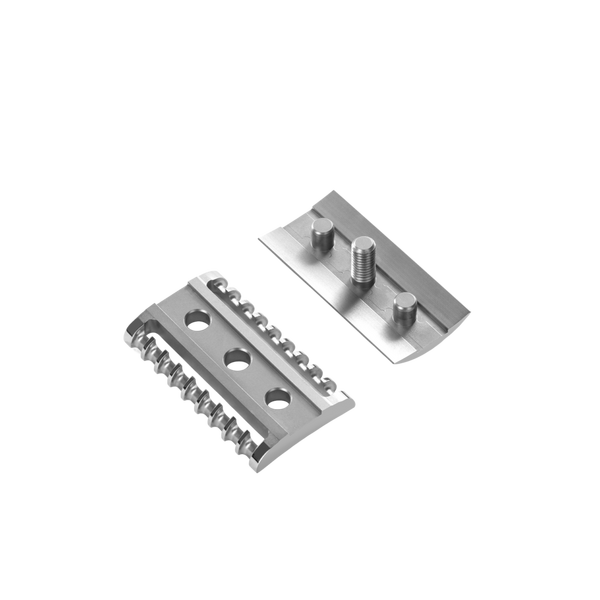 MÜHLE Traditional Large Steel Safety Razor - Open Comb #3