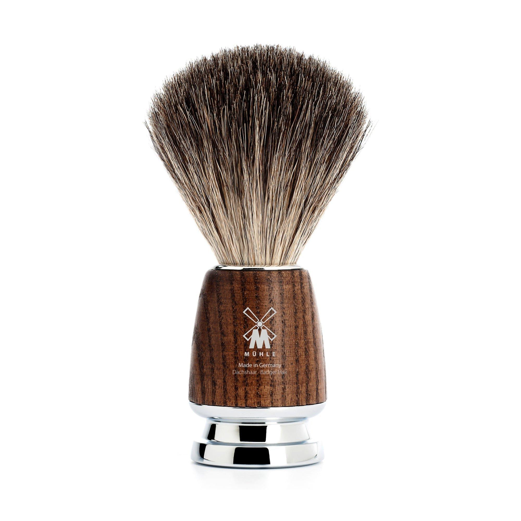 MUHLE Rytmo Steamed Ash Pure Badger Shaving Brush #1