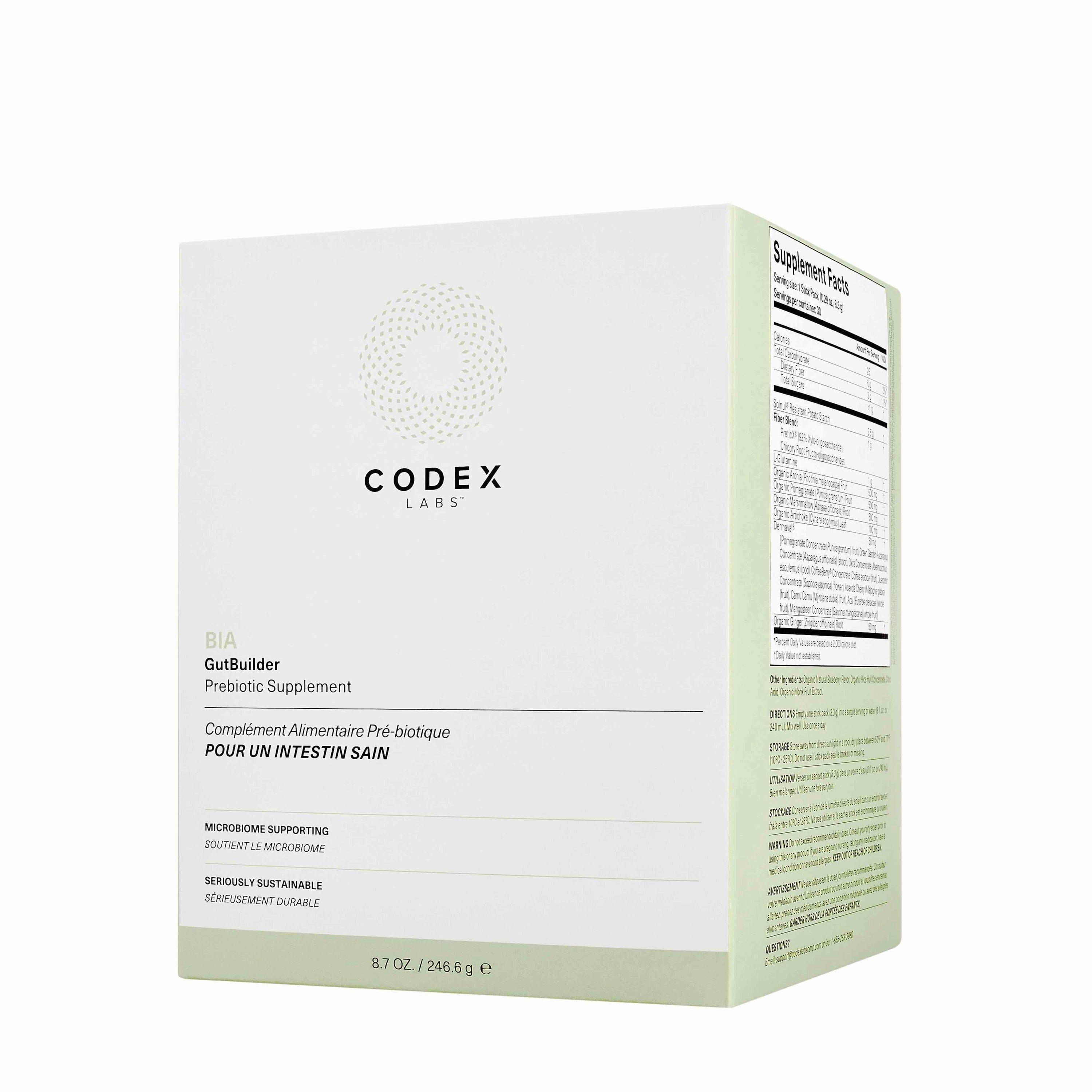Codex Labs BIA GutBuilder Prebiotic Supplement #1