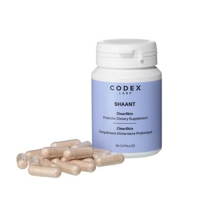 Codex Labs Shaant Clear Skin Probiotic Supplement 2.0