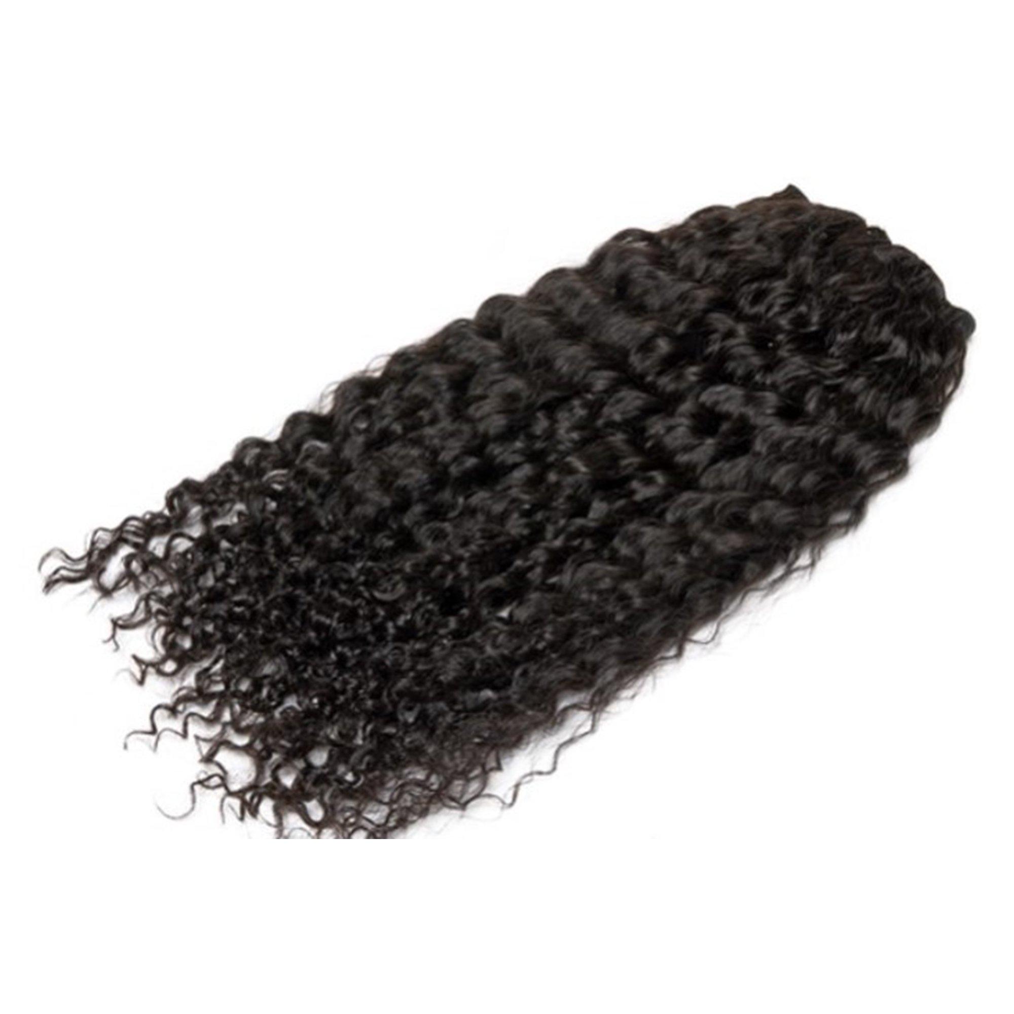 True + Pure Texture Island Curl Deep Wave Curly Human Hair Wefts (Bundles) Extensions #1