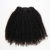 Jasmine Coil Afro Kinky Curly Human Hair Wefts (Bundles) Extensions