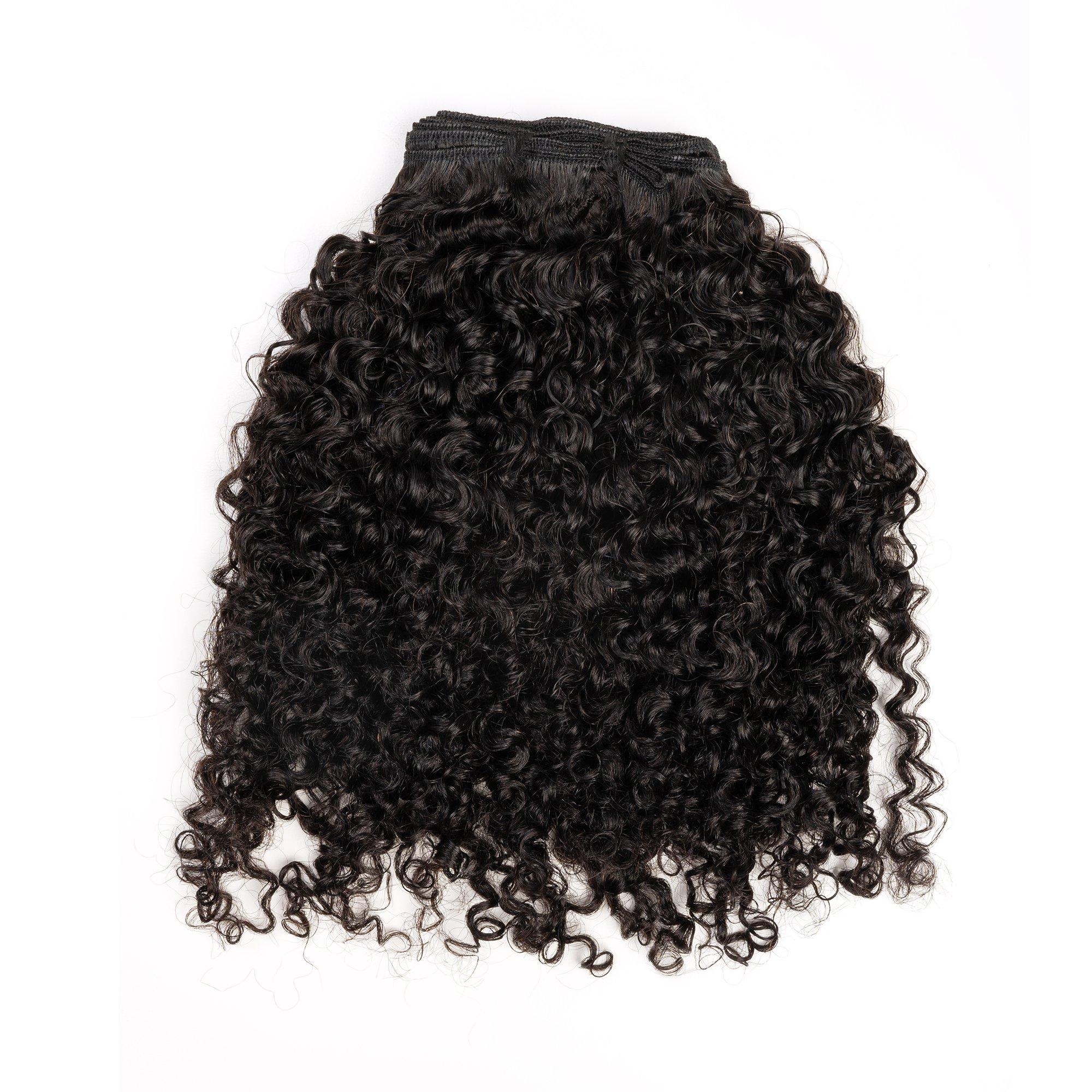 True + Pure Texture Sasha Curl Deep Curly Human Hair Wefts (Bundles) Extensions #1