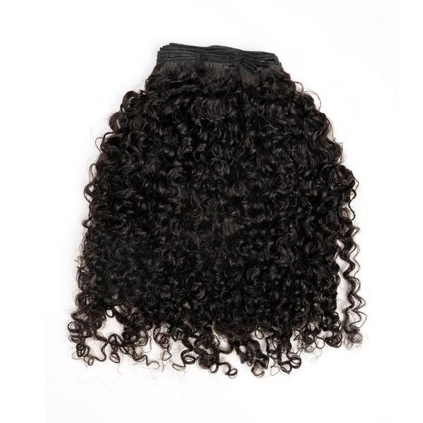 True + Pure Texture Sasha Curl Deep Curly Human Hair Wefts (Bundles) Extensions #1