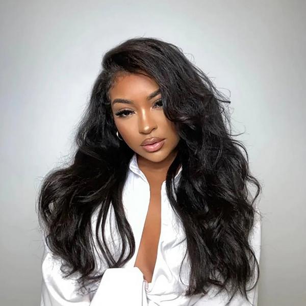 True + Pure Texture Relaxed Natural Blowout Kinky Straight Human Hair Wefts (Bundles) Extensions #1