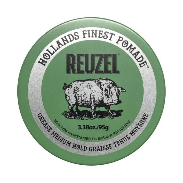 REUZEL Green Grease Pomade Oil-Based Medium Hold #1