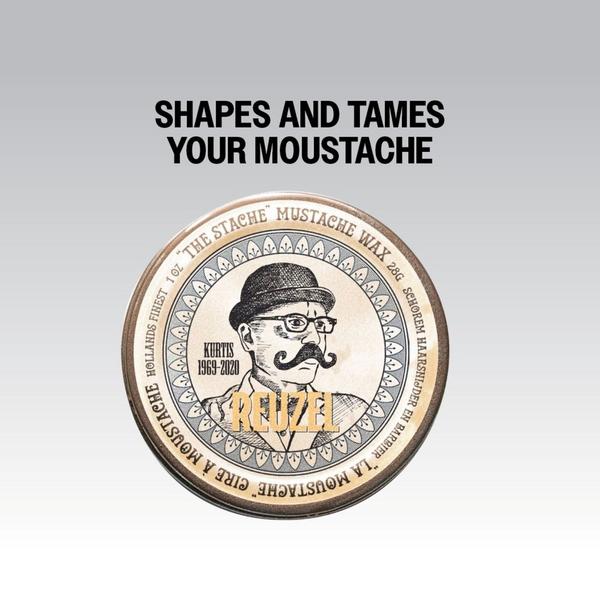 REUZEL The Stache Medium Hold Mustache Wax #3