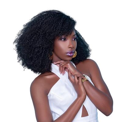 True + Pure Texture Jasmine Coil Afro Kinky Curly Human Hair Clip Ins Extensions