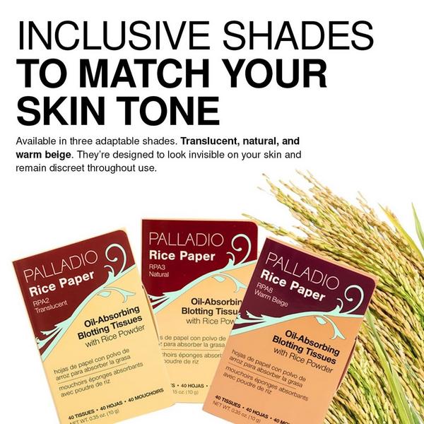 Palladio Beauty Rice Paper Blotting Sheets #5