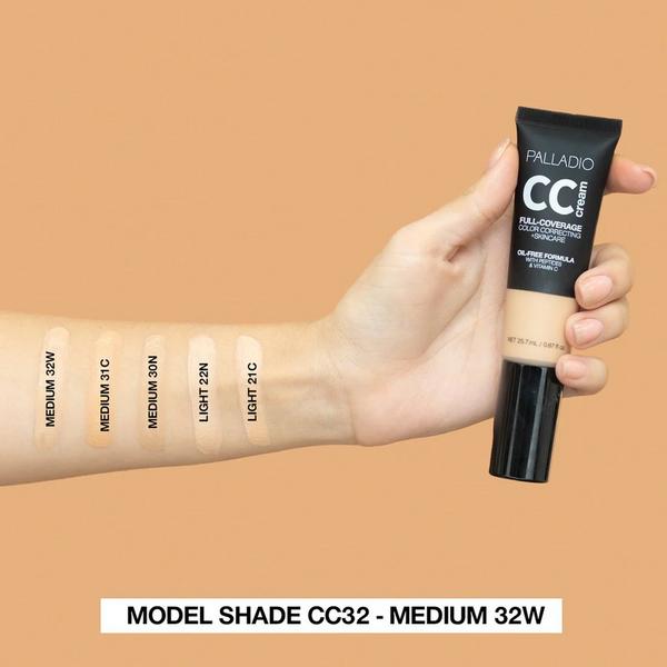 Palladio Beauty CC Cream Full Coverage #3