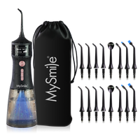 LP221 Cordless UVC Sterilizable Water Flosser with Extra Jet Tips Bundle