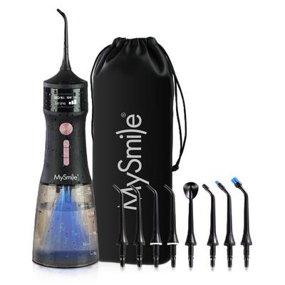 MySmile LP221 Cordless UVC Sterilizable Water Flosser with Extra Jet Tips Bundle