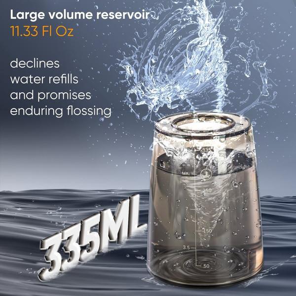 MySmile LP221 Cordless UVC Sterilizable Water Flosser with Extra Jet Tips Bundle #5