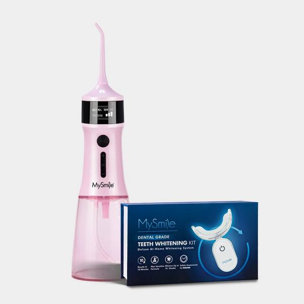 MySmile Everyday Smile Bundle – LP221 UVC Water Flosser and Advanced Teeth Whitening Kit #1