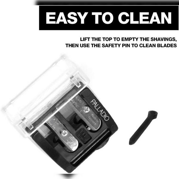 Palladio Beauty 3-in-1 Stainless Steel Cosmetic Sharpener #7