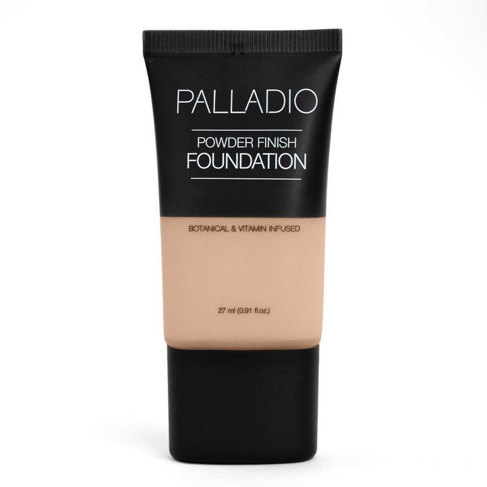 Palladio Beauty Powder Finish Liquid Foundation - Honey In Brown