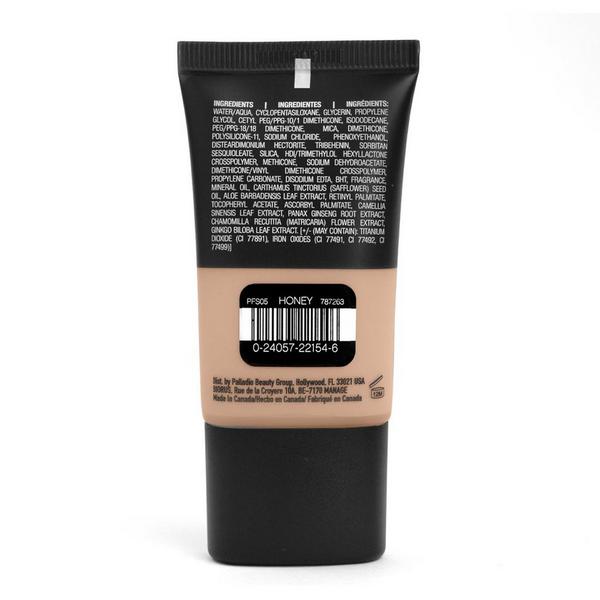 Palladio Beauty Powder Finish Liquid Foundation #3