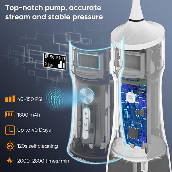 MySmile Everyday Smile Bundle – LP221 UVC Water Flosser and Advanced Teeth Whitening Kit #4