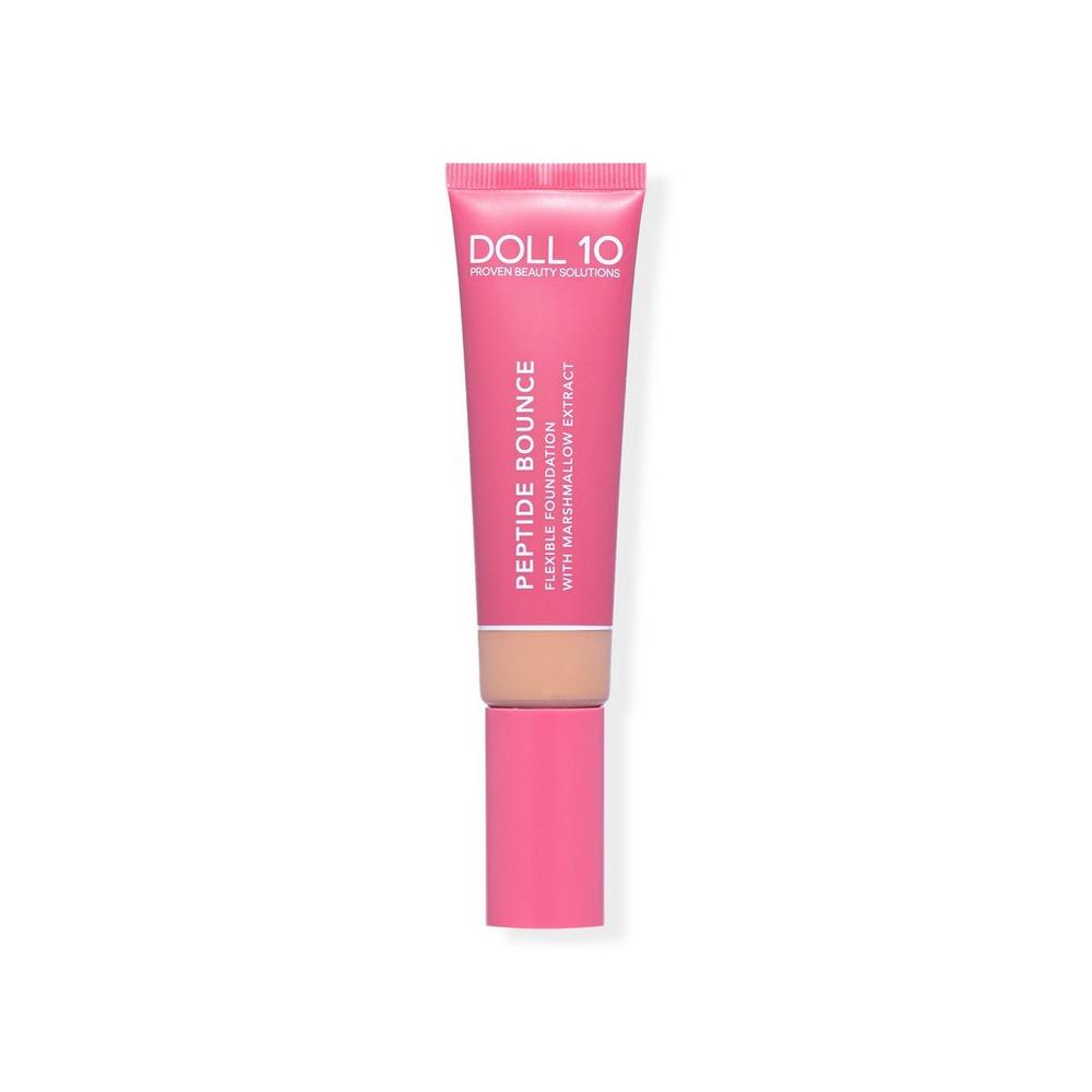 Doll 10 Peptide Bounce Flexible Foundation With Marshmallow - Tan In Brown