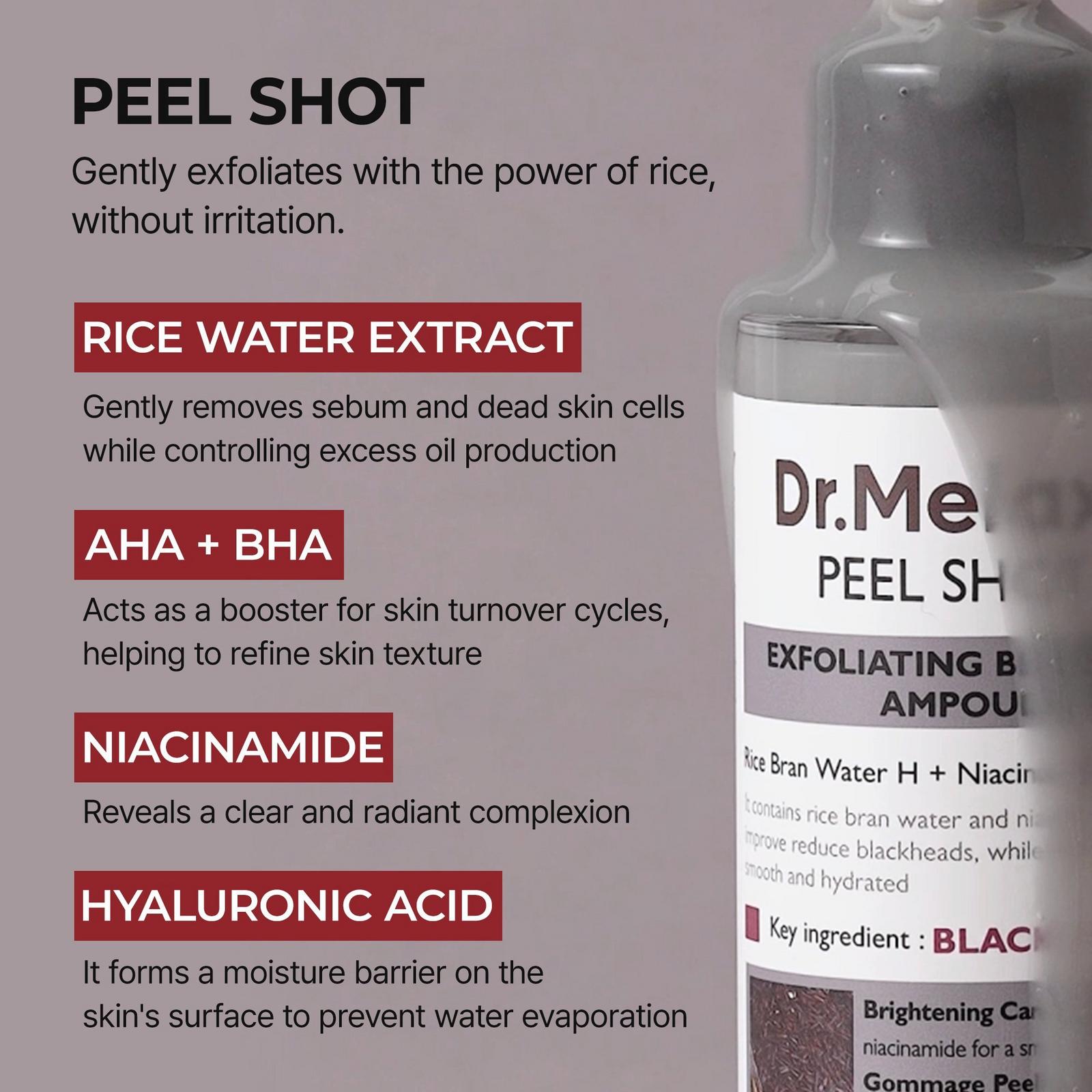 Peel Shot Glow Black Rice Ampoule