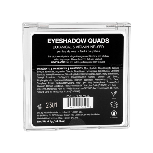 Palladio Beauty Eyeshadow Quads #4