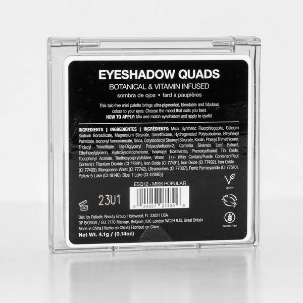 Palladio Beauty Eyeshadow Quads #3
