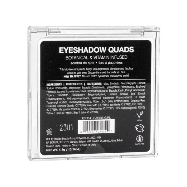 Palladio Beauty Eyeshadow Quads #4