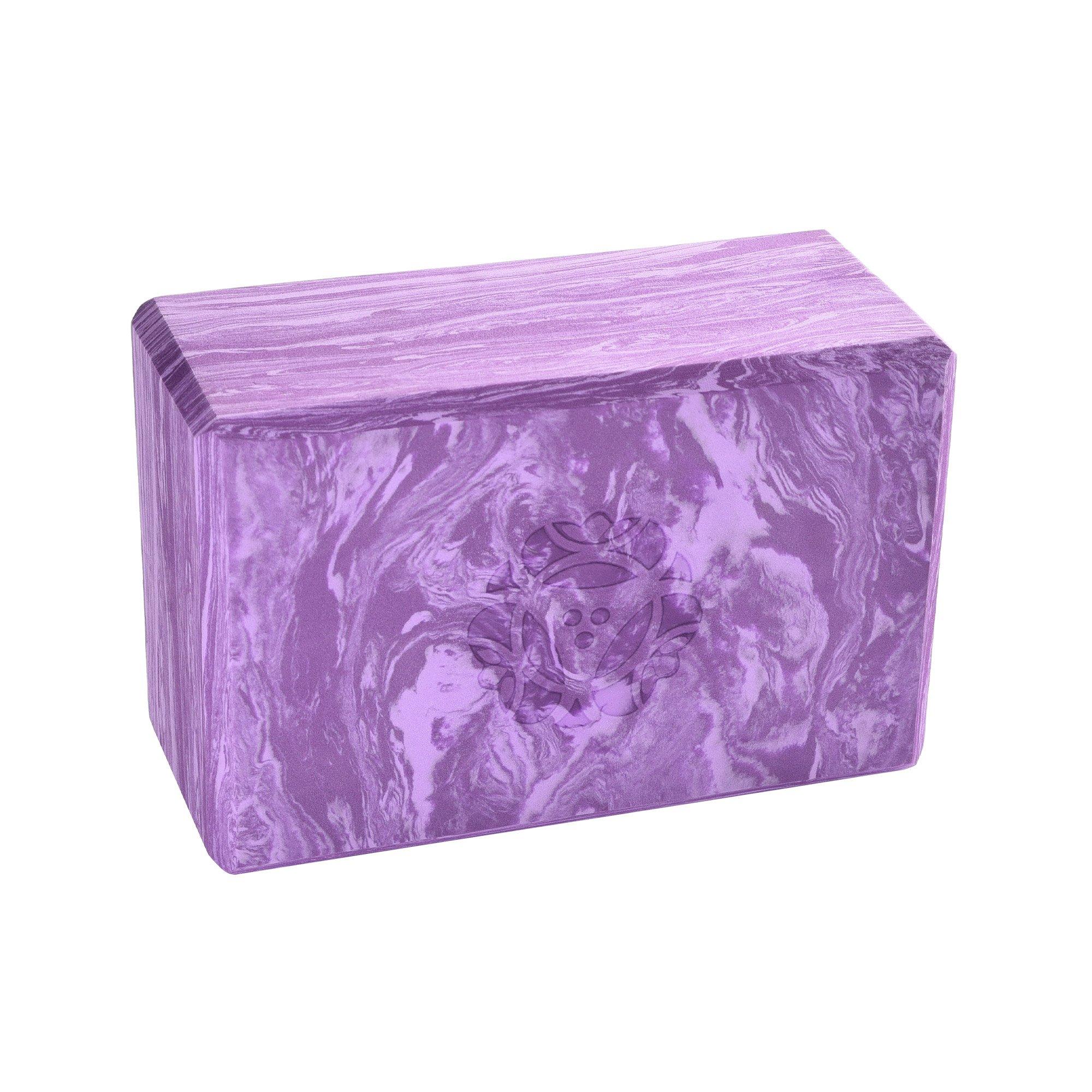 Hugger Mugger Marbled Yoga Foam Block 4" #1
