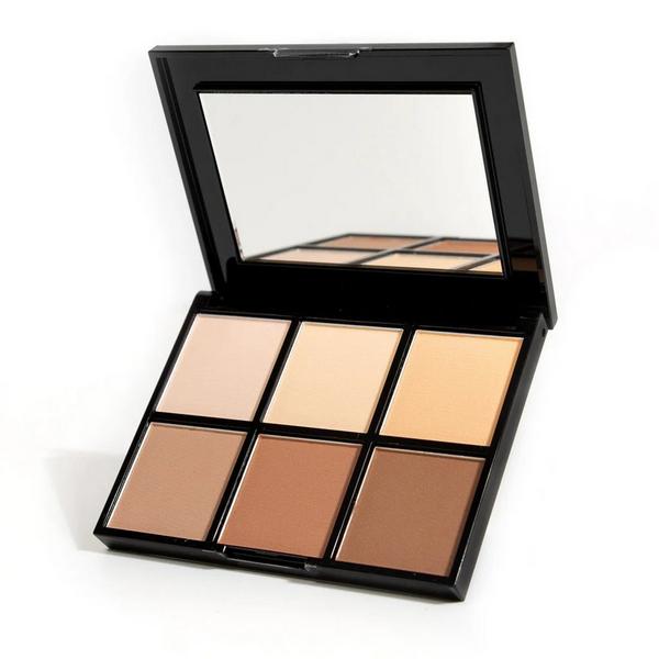 Palladio Beauty Definer Contour + Highlight Palette, Luminous #1