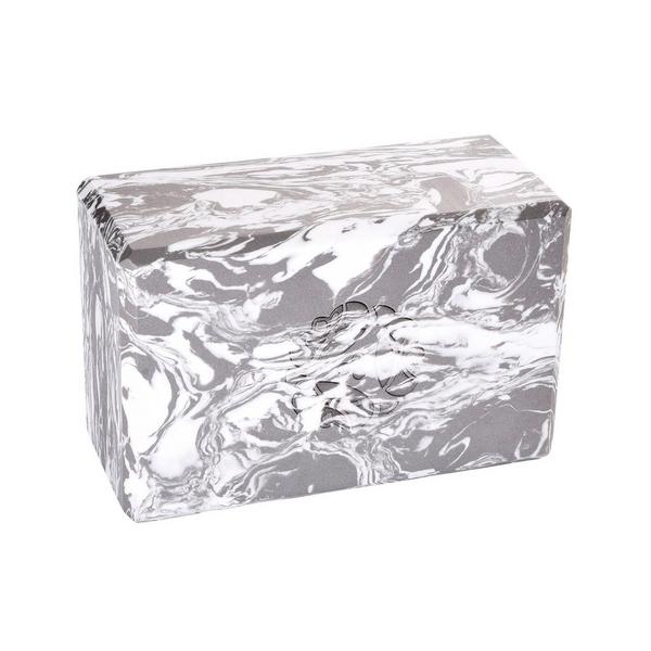 Hugger Mugger Marbled Yoga Foam Block 4" #1