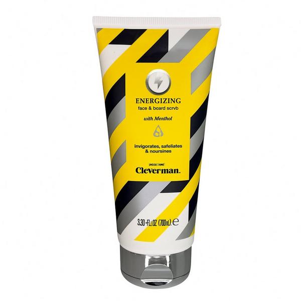 Cleverman Sensitive Face & Beard Scrub for Men - Peppermint-Infused Gentle Exfoliating Cleanser #1