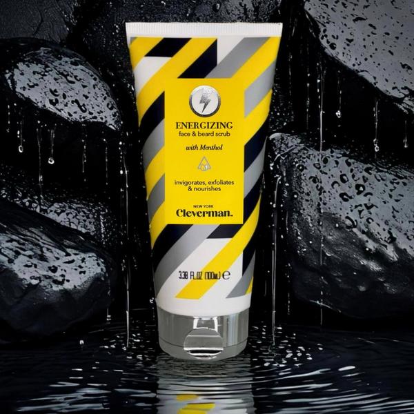 Cleverman Sensitive Face & Beard Scrub for Men - Peppermint-Infused Gentle Exfoliating Cleanser #4
