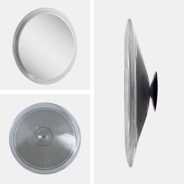 Zadro Wall Mounted Shower Mirror with 5X & Suction Cups #3