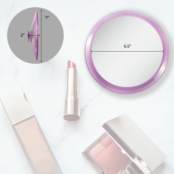 Zadro Wall Mounted Shower Mirror with 5X & Suction Cups #3