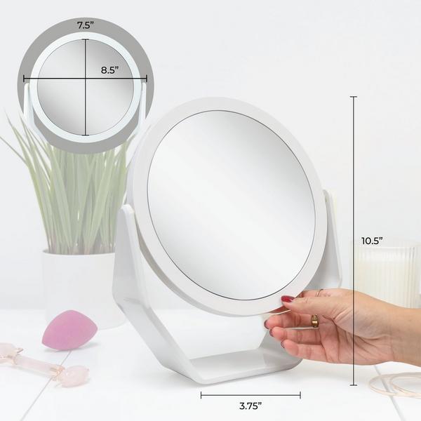 Zadro Countertop Makeup Mirror with 5X/1X Magnification #3